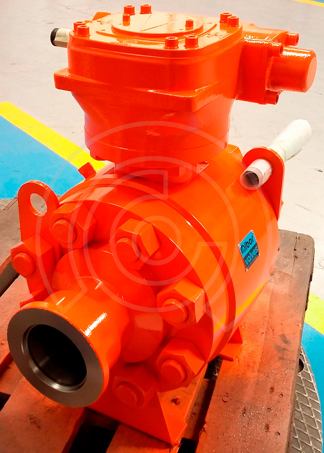 TRUNNION BALL VALVE 1500LB Ibor valves